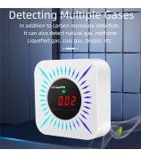 Tuya Smart WiFi Gas and Carbon Monoxide Detector 80dB Alarm CO Level Sensor