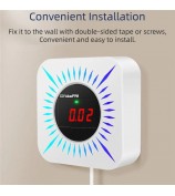 Tuya Smart WiFi Gas and Carbon Monoxide Detector 80dB Alarm CO Level Sensor