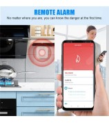 Tuya Smart Gas Alarm WiFi Combustible Natural Gas Leakage Detector Home Security Sensor