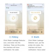 Smart Water Leak Detector Wifi+Bluetooth Dual Mode Leak Alarm Support Voice Assistant