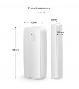 Tuya Smart Zigbee Vibration Sensor Door Magnetic Two-In-One Smart Home Vibration Sensor