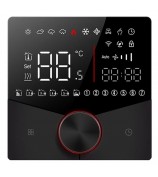 BHT-009GALW Tuya APP Control WiFi Smart Heating Thermostat LCD Display Weekly Programmable Digital Temperature Controller - Black