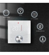 BHT-009GALW Tuya APP Control WiFi Smart Heating Thermostat LCD Display Weekly Programmable Digital Temperature Controller - Black