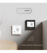 BHT-002 Electric Floor Heating Smart Thermostat 3.0-inch LCD Touch Screen WiFi Controller Panel - Black