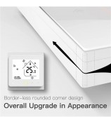 BHT-002 Electric Floor Heating Smart Thermostat 3.0-inch LCD Touch Screen WiFi Controller Panel - Black