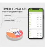 BHT-002 Electric Floor Heating Smart Thermostat 3.0-inch LCD Touch Screen WiFi Controller Panel - Black