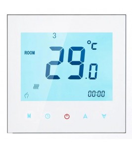 BHT-1000GCLW Wall-Mounted Boiler Heating Tuya WiFi Smart Thermostat Temperature Controller Panel - White