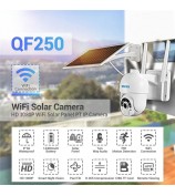 ESCAM QF250 1080P WiFi Solar IP Camera WiFi Wireless 6W Solar Panel Battery Powered Home Security Camera