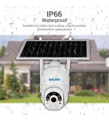 ESCAM QF250 1080P WiFi Solar IP Camera WiFi Wireless 6W Solar Panel Battery Powered Home Security Camera