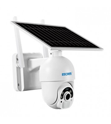 ESCAM QF450 1080P Cloud Storage 4G PIR Alarm Dome Pan/Tilt CCTV IP Camera with Solar Panel - EU Edition