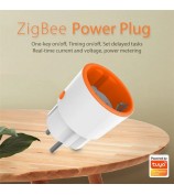 NEO NAS-WR01B Tuya ZigBee Smart Socket 16A 2.4GHz Smart Plug with Power Metering Support Smartphone Remote Control (EU Plug)