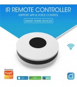 NEO NAS-IR02W Smart Home IR Infrared Remote Control Voice Controlled for TV Air Conditioner, Audio, Compatible with Alexa - White