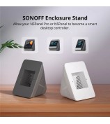 SONOFF StandbB / StandW Switch Desk Enclosure Stand Holder Mount for NSPanel-US / NSPanel-EU / NSPanel Pro - Black