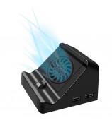 6317 For Nintendo Switch 1x USB 3.0 + 2x USB 2.0 Output Mini HD Video Conversion Dock with Cooling Fan