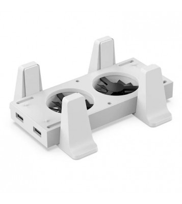 DOBE TYX-0658 For Xbox Series S Vertical Cooling Stand Holder Dual Cooling Fan Base