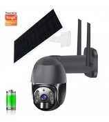 Q6 HD 3MP 4G Network Solar Security Camera Home Monitor - Black / US Version