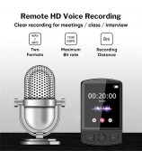 MP3-07 64GB Bluetooth MP3 Music Video Player FM Radio 1.77-inch Screen MP4 Player with Back Clip Design