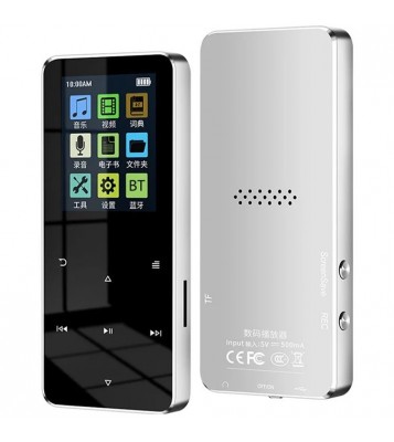 S308 Touch Screen MP3 Sound Recorder Music Video MP4 Player with Dictionary + Bluetooth Function - Silver