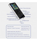 S308 Touch Screen MP3 Sound Recorder Music Video MP4 Player with Dictionary + Bluetooth Function - Silver