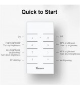 SONOFF D1 Smart Dimmer Switch Light Control Switch with RM433 Remote Control