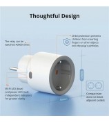 SONOFF S60TPF iPlug WiFi Smart Plug Home Appliances Control Plug, Type E / F