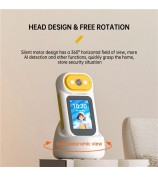 IP-S01 AI Motion Detection 2.8-inch Screen 1080P HD Handheld Surveillance Camera with Charging Dock (No TF Card) - US Plug