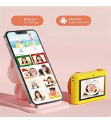 C5 1080P 48MP 3'' IPS Screen Children Camera Touch Controlled Kids Camera Toy for Birthday Christmas Day Gift - Lion
