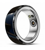 R8 Multi-Function Smart Ring Health Tracker with Sleep Heart Rate, Blood Oxygen Monitoring - Black / 16#