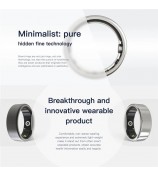 Nova Ring Multifunctional Health Monitoring Smart Ring - Black / 7#-17.4mm