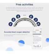 Nova Ring Multifunctional Health Monitoring Smart Ring - Black / 7#-17.4mm