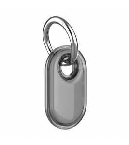 Compatible with Samsung Galaxy SmartTag2 Protective Case Waterproof Bluetooth Tracker TPU Cover - Transparent Black