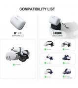 BOBOVR B100 For BOBOVR S3 Pro Replacement Battery VR Head Strap Accessories