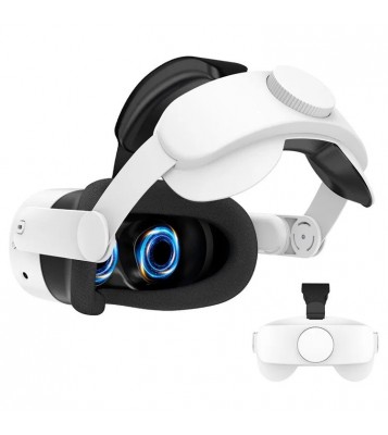 Head Strap for Meta Quest 3S Flippable Headband VR Headset Accessories - White