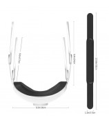 Head Strap for Meta Quest 3S Flippable Headband VR Headset Accessories - White