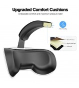 Head Strap for Meta Quest 3S Flippable Headband VR Headset Accessories - White