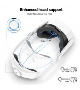 Head Strap for Meta Quest 3S Flippable Headband VR Headset Accessories - White