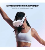 Head Strap for Meta Quest 3S Flippable Headband VR Headset Accessories - White
