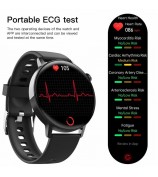 F67 Pro ECG Blood Sugar Uric Acid Monitoring Smart Watch 1.41-inch Round Sport Watch