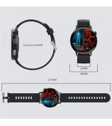 F67 Pro ECG Blood Sugar Uric Acid Monitoring Smart Watch 1.41-inch Round Sport Watch