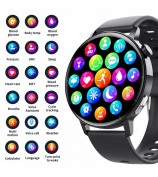 F67 Pro ECG Blood Sugar Uric Acid Monitoring Smart Watch 1.41-inch Round Sport Watch