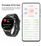F67 Pro ECG Blood Sugar Uric Acid Monitoring Smart Watch 1.41-inch Round Sport Watch