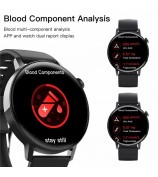 F67 Pro ECG Blood Sugar Uric Acid Monitoring Smart Watch 1.41-inch Round Sport Watch
