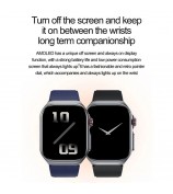ET585 Smart Watch SOS Emergency Call ECG Function Bracelet with Silicone Strap - Black