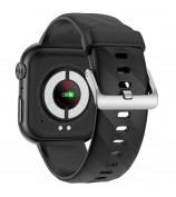 MT500 Smart Watch AMOLED Screen ECG Heart Rate Monitor Bluetooth Call Bracelet - Black