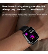 MT500 Smart Watch AMOLED Screen ECG Heart Rate Monitor Bluetooth Call Bracelet - Black