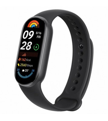 XIAOMI Smart Band 9 M2345B1 Standard Version Smart Bracelet Health Monitoring 1.62-inch AMOLED Screen Smart Wristband, TPU Strap - Black