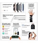 XIAOMI Smart Band 9 M2345B1 Standard Version Smart Bracelet Health Monitoring 1.62-inch AMOLED Screen Smart Wristband, TPU Strap - Black