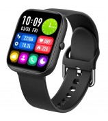 C08 1.91-inch Smart Watch Bluetooth Calling Health Monitoring Music Control Sport Watch - Black