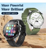 LM01 2+16G 1.43-inch AMOLED Smart Watch 4G SIM Card Android 8.1 Smart Sport Watch, for Europe Asia Africa - Black