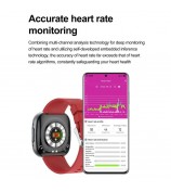 ET593 ECG Bluetooth Call Sports Watch Body Temperature Health Monitoring Smart Watch - Black